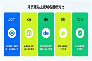 外贸建站：域名后缀怎么选更利于谷歌优化？