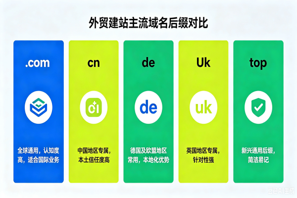 外贸建站：域名后缀怎么选更利于谷歌优化？