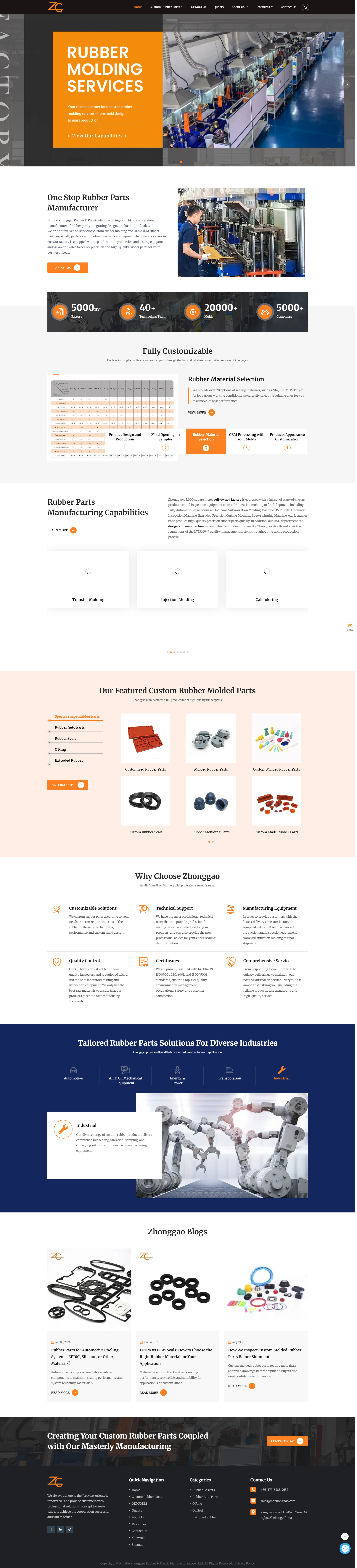 Custom Molded Rubber Parts Manufacturer, Rubber Pr